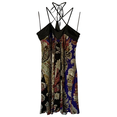 Pre-owned Just Cavalli Mid-length Dress In Multicolour