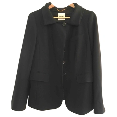 Pre-owned Moschino Black Synthetic Jacket