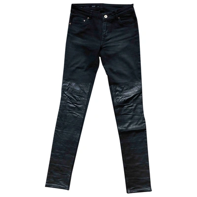 Pre-owned Avelon Straight Jeans In Black
