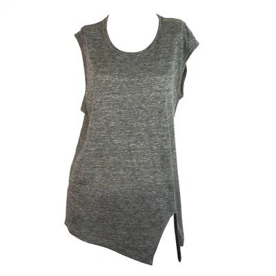 Pre-owned Isabel Marant Étoile Linen T-shirt In Anthracite
