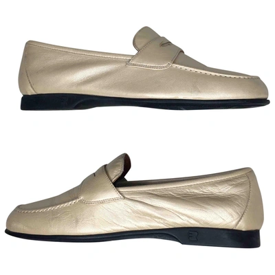 Pre-owned Fratelli Rossetti Leather Flats In Beige