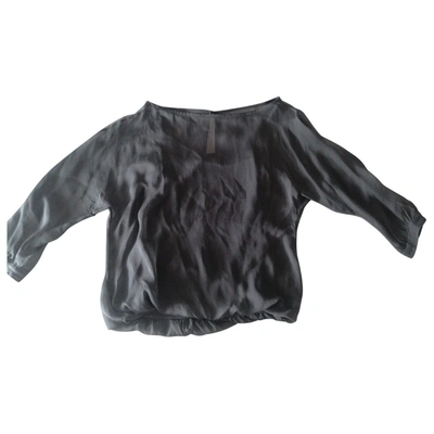 Pre-owned Jucca Silk Blouse In Grey