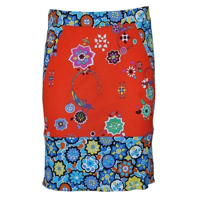 Pre-owned Emilio Pucci Silk Skirt In Multicolour