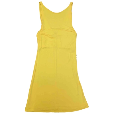 Pre-owned Versus Mini Dress In Yellow