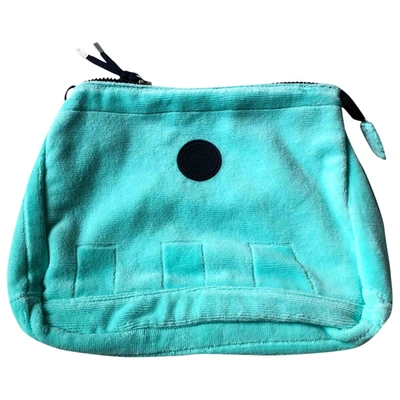Pre-owned Vilebrequin Clutch Bag In Turquoise