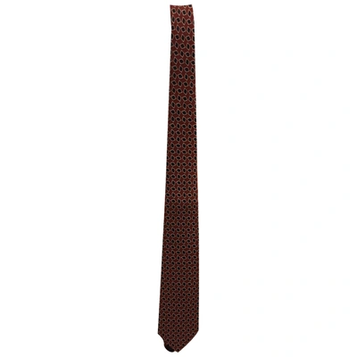 Pre-owned Polo Ralph Lauren Silk Tie In Burgundy