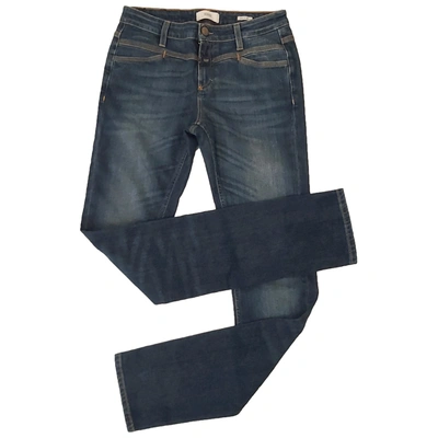 Pre-owned Closed Straight Jeans In Blue