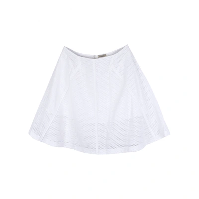 Pre-owned Nina Ricci Mini Skirt In White