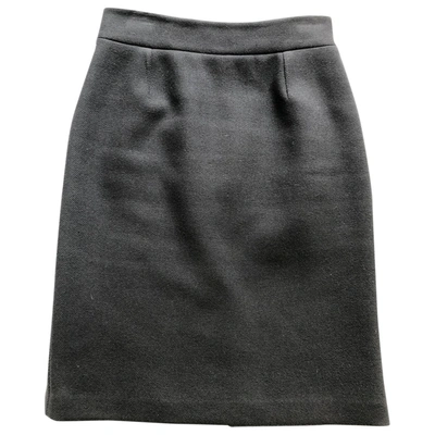 Pre-owned Blumarine Wool Mid-length Skirt In Grey