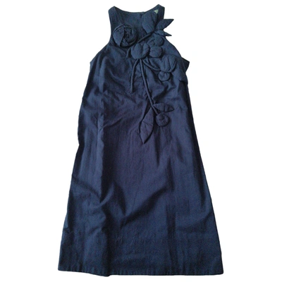 Pre-owned Hoss Intropia Mid-length Dress In Blue