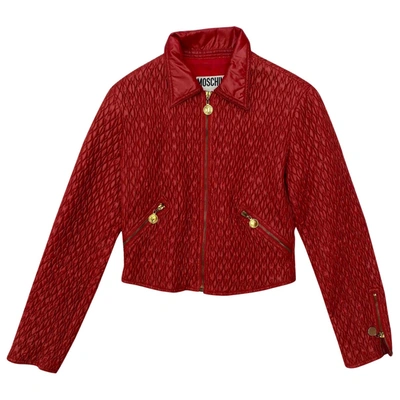 Pre-owned Moschino Jacket In Red