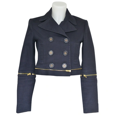 Pre-owned Bcbg Max Azria Jacket In Navy