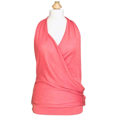 Pre-owned Celine Cashmere Camisole In Pink