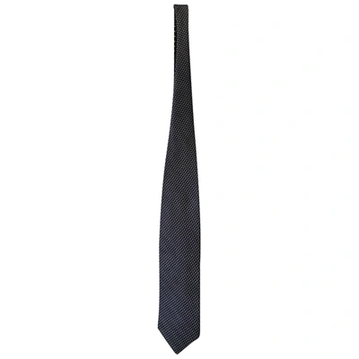 Pre-owned Giorgio Armani Silk Tie In Blue
