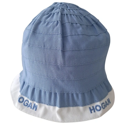 Pre-owned Hogan Hat In Blue