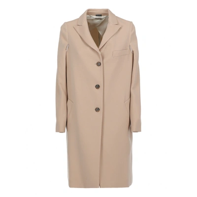 Pre-owned Alexander Mcqueen Wool Coat In Beige