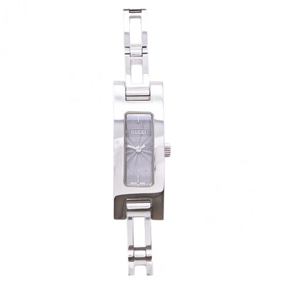 Pre-owned Gucci Silver Steel Watch