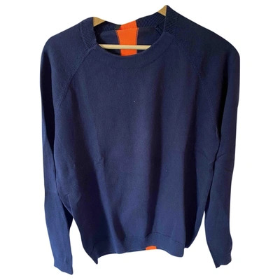 Pre-owned Alexander Wang Pull In Navy