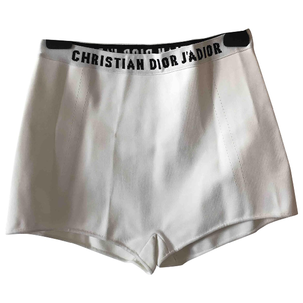 Preowned Dior White Shorts ModeSens