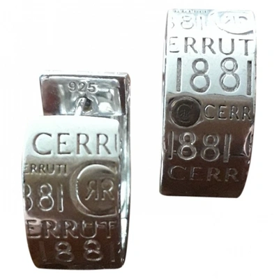 Pre-owned Cerruti 1881 Silver Earrings