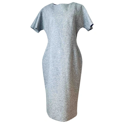 Pre-owned Aquilano Rimondi Wool Dress In Grey