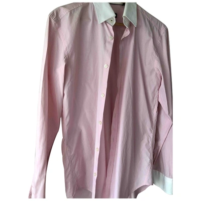 Pre-owned Hugo Boss Shirt In Pink