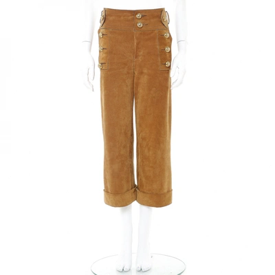 Pre-owned Gucci Short Trousers In Camel
