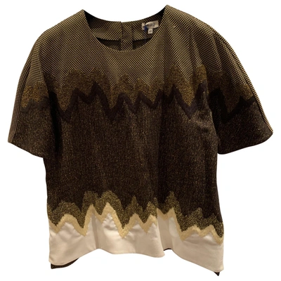 Pre-owned Kenzo Brown Cotton Top