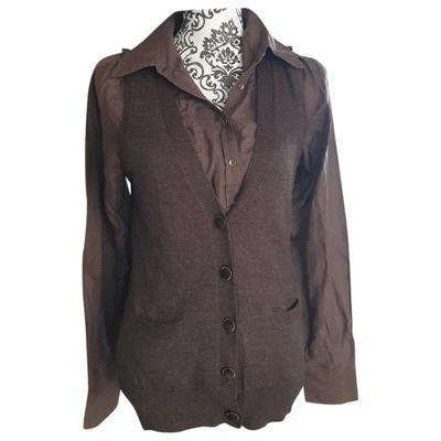Pre-owned Gerard Darel Wool Shirt In Brown