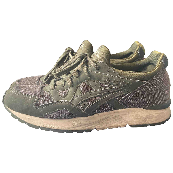 asics khaki shoes