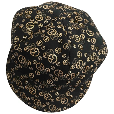 Pre-owned Giorgio Armani Black Polyester Hat