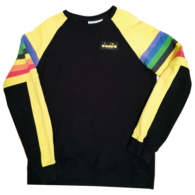 Pre-owned Diadora Sweatshirt In Black