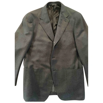 Pre-owned Canali Wool Vest In Grey