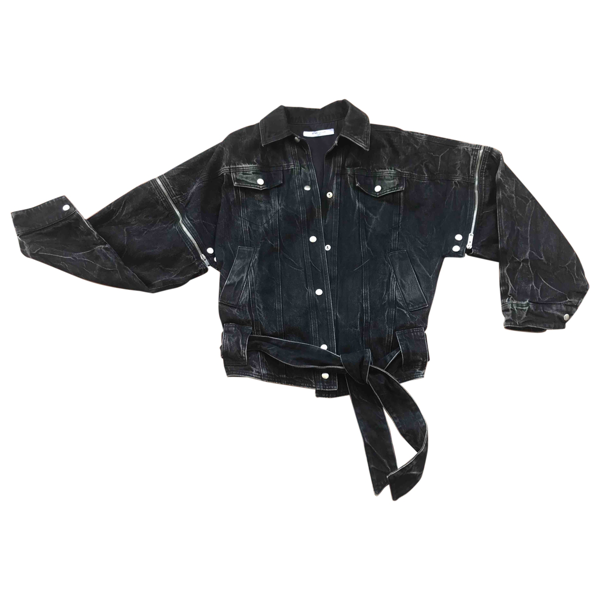 givenchy black jean jacket