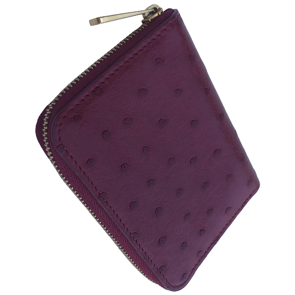 Pre-Owned Louis Vuitton Zippy Red Ostrich Purses, Wallet & Cases | ModeSens