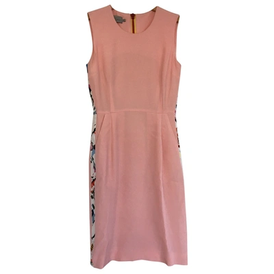 Pre-owned Preen By Thornton Bregazzi Mid-length Dress In Pink
