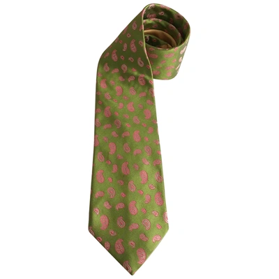 Pre-owned Tommy Hilfiger Silk Tie In Multicolour