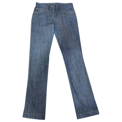 Pre-owned Dolce & Gabbana Straight Jeans In Navy