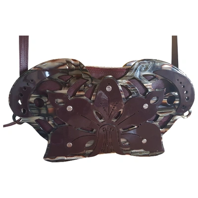Pre-owned Carven Burgundy Leather Handbag