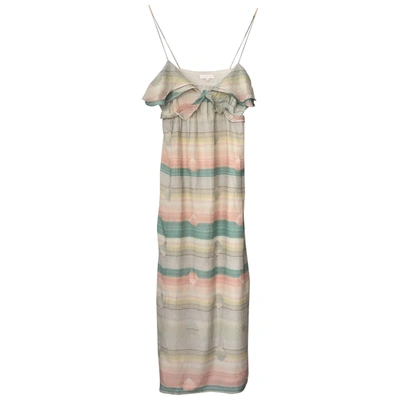 Pre-owned Hoss Intropia Maxi Dress In Multicolour