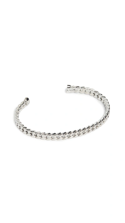 Shashi Chain Cuff Bracelet In Silver