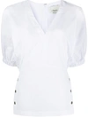 3.1 Phillip Lim / フィリップ リム Wide Studs Blouse In White