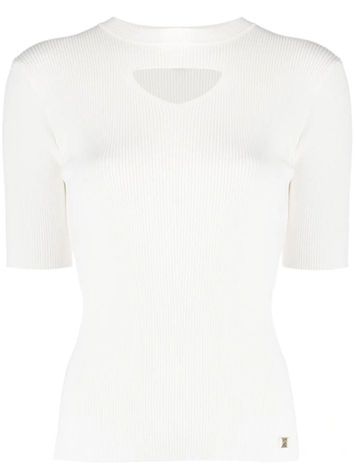 Temperley London Primrose Cut-out Detail Top In White