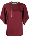 Joseph Baila Wide-sleeves T-shirt In Red