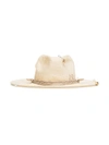 Ruslan Baginskiy Charm-embellished Fedora Hat In Neutrals