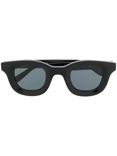 Rhude Square Tinted Sunglasses In Black