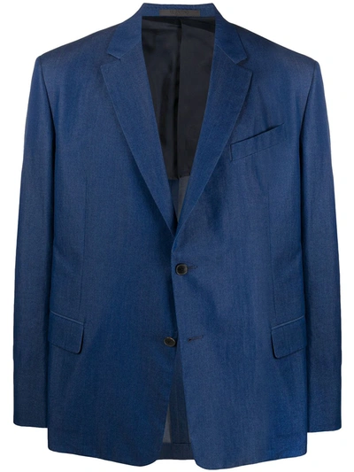 Valentino Two-button Blazer In Blue