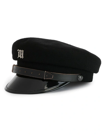 Misbhv Logo Plaque Buckled Hat In Black