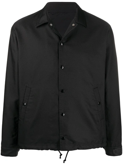 Undercover Graphic Print Shirt Jacket In Black