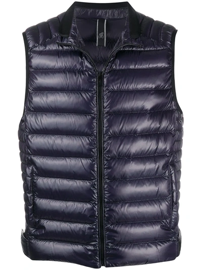 Hogan Light Down Gilet Blue